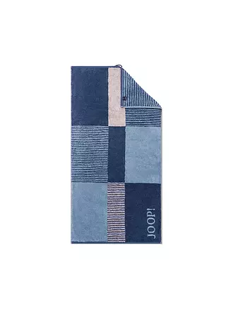 JOOP | Duschtuch 80x150cm DIVIDED SQUARES Salbei | dunkelblau