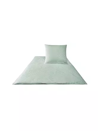 JOOP | Satin Bettwäsche Cornflower 70x90cm / 140x200cm Weiss | silber