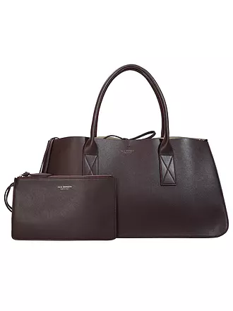 JULIA SKERGETH | Ledertasche - Shopper Large | dunkelblau