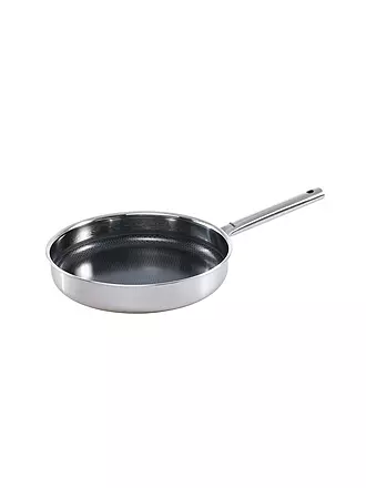 KELOMAT | Pfanne 24cm PRIME Edelstahl mit Wabenstruktur | silber