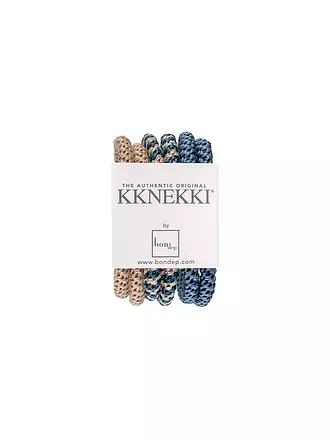 KKNEKKI | Haargummi 6er Pkg BUNDLE 4 | blau