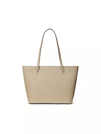 LAUREN RALPH LAUREN | Ledertasche - Shopper KARLY Medium | gold