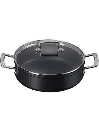 LE CREUSET | Alu-Schmorpfanne Antihaft Schwarz 24cm/3,3l | schwarz