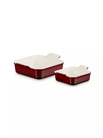 LE CREUSET | Auflaufform 2er-Set 13/20cm Tradition aus Steinzeug Garnet | orange