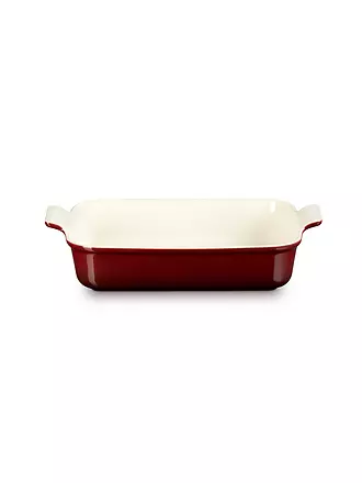 LE CREUSET | Auflaufform Tradition 32x24cm/4l Garnet | hellgrau