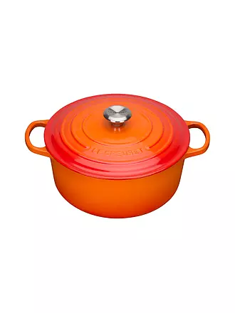 LE CREUSET | Bräter rund SIGNATURE 20cm Garnet | orange