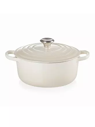 LE CREUSET | Bräter rund SIGNATURE 20cm/2,4l Garnet | creme