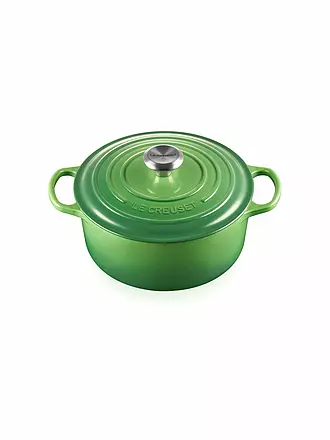 LE CREUSET | Bräter rund SIGNATURE 24cm/4,2l Garnet | grün