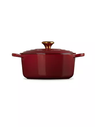 LE CREUSET | Bräter rund SIGNATURE 24cm/4,2l Garnet | blau