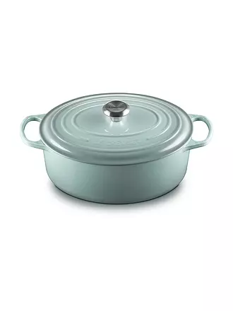 LE CREUSET | Bräter rund SIGNATURE 31cm 6,3l Garnet | hellgrau