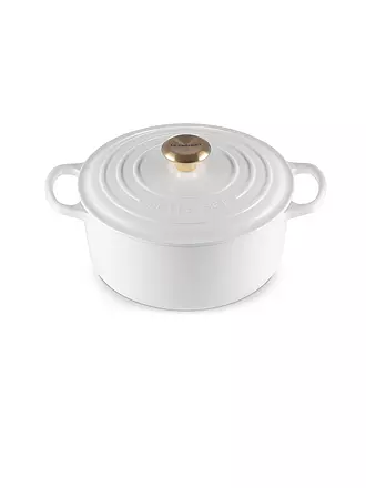 LE CREUSET | Bräter rund Signature 20cm | weiss