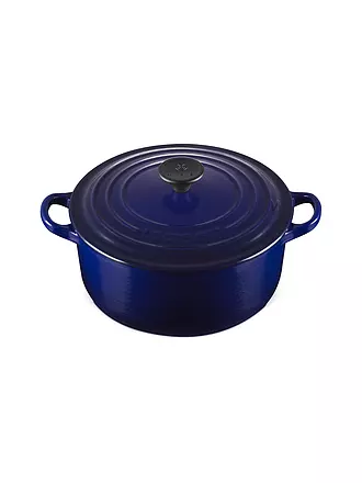 LE CREUSET | Bräter rund TRADITION 20cm Indigo | dunkelblau