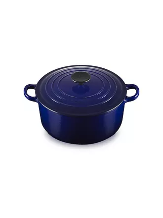 LE CREUSET | Bräter rund TRADITION 24cm/4,2l Indigo | dunkelblau