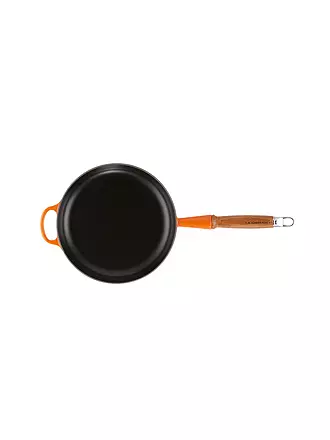 LE CREUSET | Bratpfanne Signature 24cm Ofenrot | schwarz