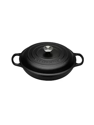 LE CREUSET | Gourmet Profitopf 30cm/3,5l SIGNATURE Azure | schwarz