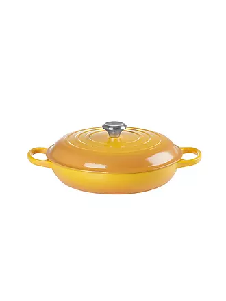 LE CREUSET | Gourmet Profitopf SIGNATURE 30cm/3,2l Garnet | gelb