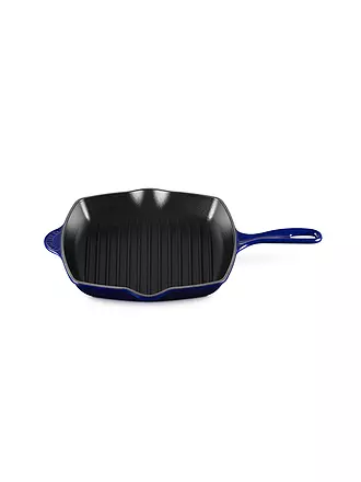 LE CREUSET | Grillpfanne Quadratisch aus Gusseisen 19cm Indigo | dunkelblau