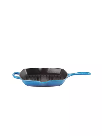 LE CREUSET | Grillpfanne quadratisch SIGNATURE 26x26cm Garnet | blau