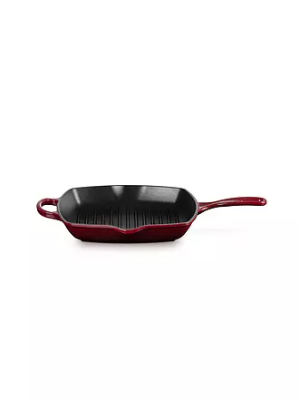 LE CREUSET | Grillpfanne quadratisch SIGNATURE 26x26cm Garnet | 