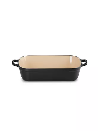 LE CREUSET | Gusseisen-Bratreine eckig 33cm/4,9l SIGNATURE Garnet | schwarz