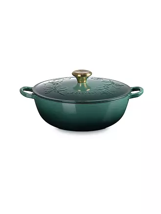 LE CREUSET | Kochtopf mit Deckel 26cm LA MARMITE HOLLY Artichaut | dunkelgrün