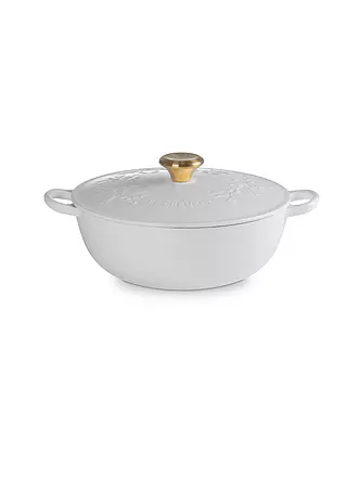 LE CREUSET | Kochtopf mit Deckel 26cm/4,1l  LA MARMITE HOLLY Cotton | beige