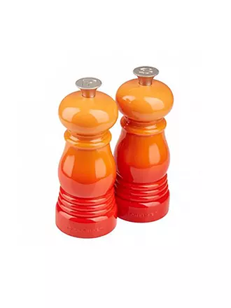 LE CREUSET | Mini Salz- & Pfeffermühlen Set 12,5cm Garnet | orange