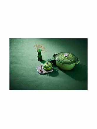 LE CREUSET | Mini-Cocotte POTERIE 10cm/0,2L Garnet | grün