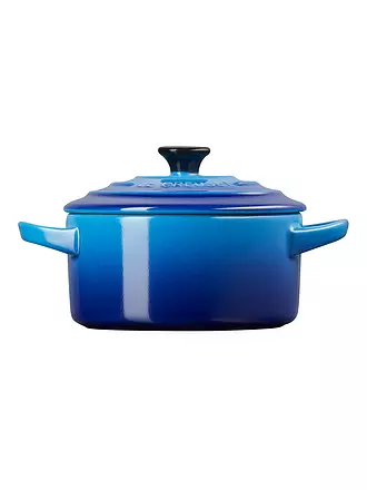 LE CREUSET | Mini-Cocotte POTERIE 10cm/0,2L Garnet | blau