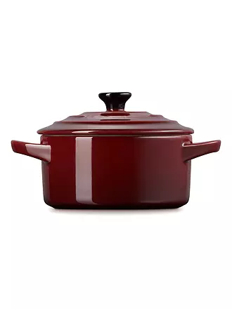 LE CREUSET | Mini-Cocotte POTERIE 10cm/0,2L Garnet | hellgrau