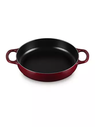 LE CREUSET | Servierpfanne 28cm EVERY DAY PAN SIGNATURE Ofenrot | dunkelrot