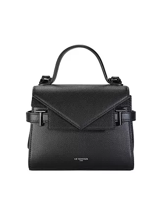 LE TANNEUR | Ledertasche - Henkeltasche EMILIE FLAP Small | schwarz