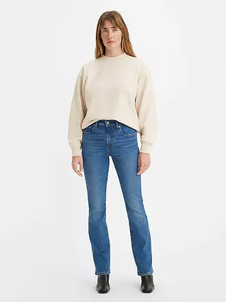 LEVI'S® | Highwaist Jeans Bootcut Fit 725 | blau