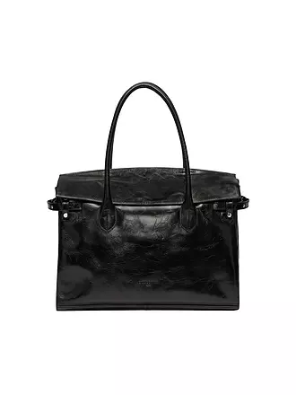 LIEBESKIND BERLIN | Ledertasche - Henkeltasche GLORIA SATCHEL Large | schwarz