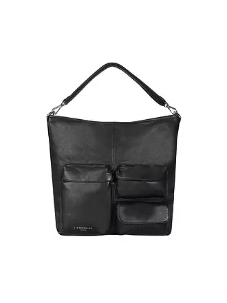 LIEBESKIND BERLIN | Ledertasche - Hobo Medium | schwarz