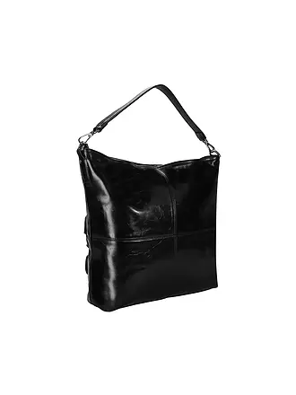 LIEBESKIND BERLIN | Ledertasche - Hobo Medium | schwarz