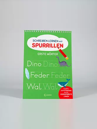 LOEWE VERLAG | Schreibblock - Schreiben lernen mit Spurrillen - Erste Wörter | 