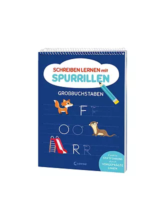 LOEWE VERLAG | Schreibblock - Schreiben lernen mit Spurrillen - Großbuchstaben | keine Farbe