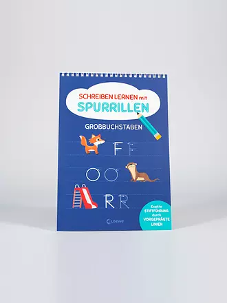 LOEWE VERLAG | Schreibblock - Schreiben lernen mit Spurrillen - Großbuchstaben | 