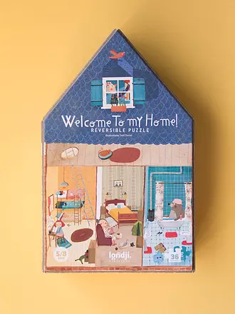 LONDJI | Puzzle WELCOME TO MY HOME 36 Teile | bunt