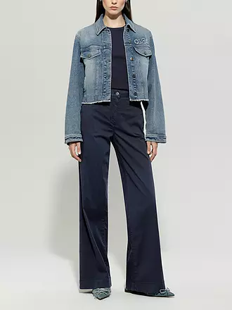 LUISA CERANO | Jeans Wide Leg | blau