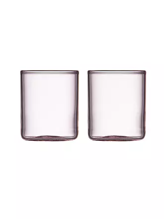 LYNG BY GLAS | Schnapsglas 2er Set TORINO 6cl Blau | rosa