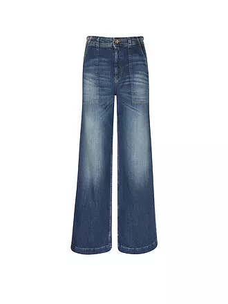 MARC CAIN | Jeans Wide Leg WIGAN | blau