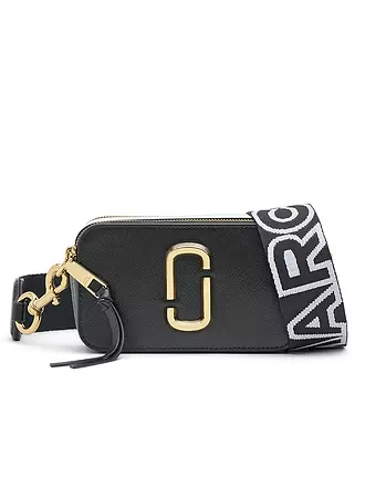 MARC JACOBS | Ledertasche - Mini Bag THE COLORBLOCK SNAPSHOT | schwarz