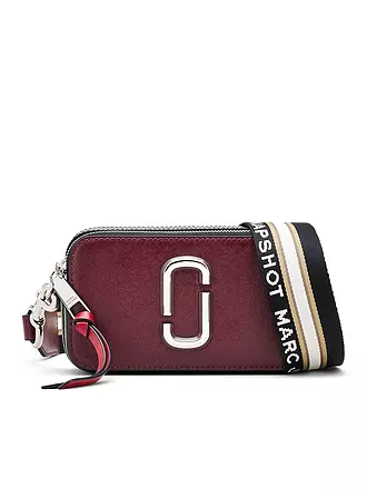 MARC JACOBS | Ledertasche - Mini Bag THE COLORBLOCK SNAPSHOT | dunkelrot