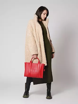 MARC JACOBS | Ledertasche - Tote Bag  THE MEDIUM TOTE LEATHER | rot