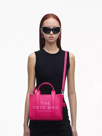 MARC JACOBS | Ledertasche - Tote Bag THE SMALL TOTE LEATHER | lila