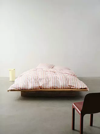 MARC O'POLO HOME | Satin Bettwäsche CLASSIC STRIPE 70x90cm/140x200cm Rose Smoke | rosa