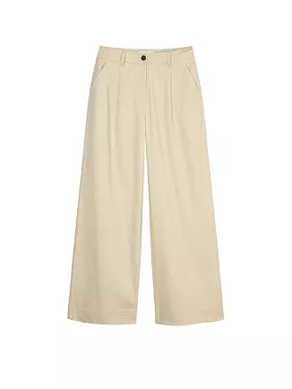 MARC O'POLO | Hose in Lederoptik | beige