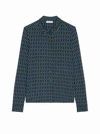 MARC O'POLO | Jerseybluse | schwarz